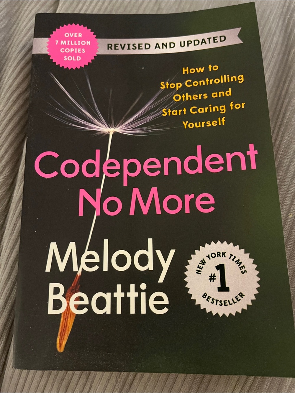 Codependent No More by - Black with Pink Text